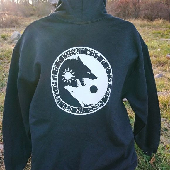 Norse pull over hoodie - Picture 3 of 4